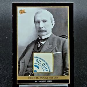 Authentic John D. Rockefeller Owned Stock Certificate Relic Piece of History